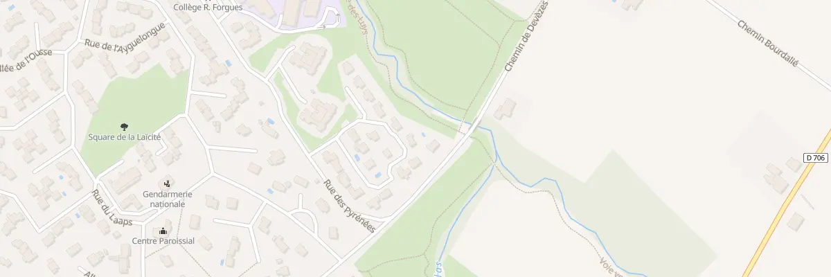 Plan du 6 All du Bénou à Serres-Castet