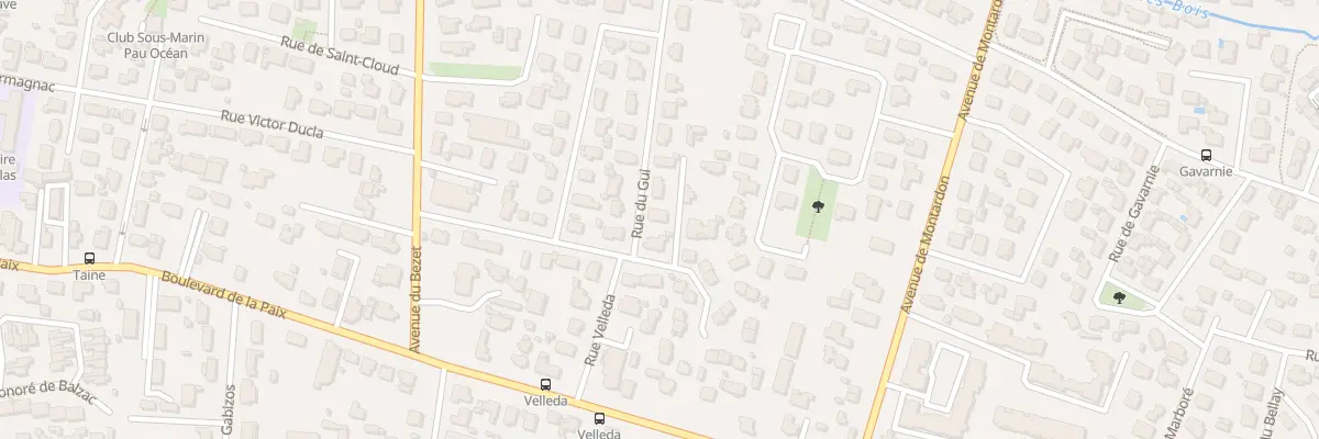 Plan du 4 Rue du Gui à Pau