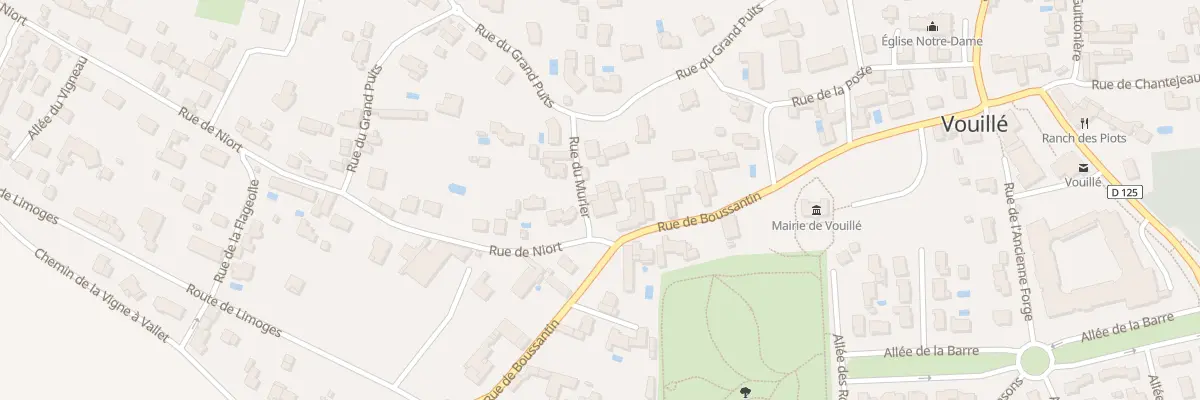 Plan du 2 Rue de Niort à Vouillé