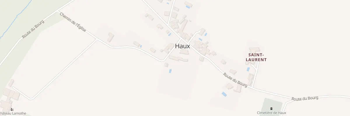 Plan du 57 Che de l’Église à Haux