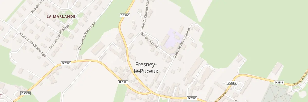 Plan du 11 Rue des Écoles à Fresney-le-Puceux
