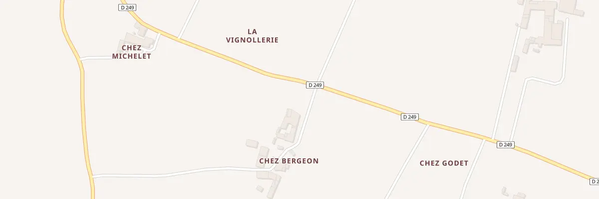Plan du 6 Chez Bergeon à Réaux sur Trèfle