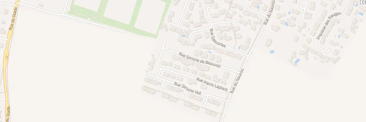 Plan du 29 Rue Simone De Beauvoir à Chauray