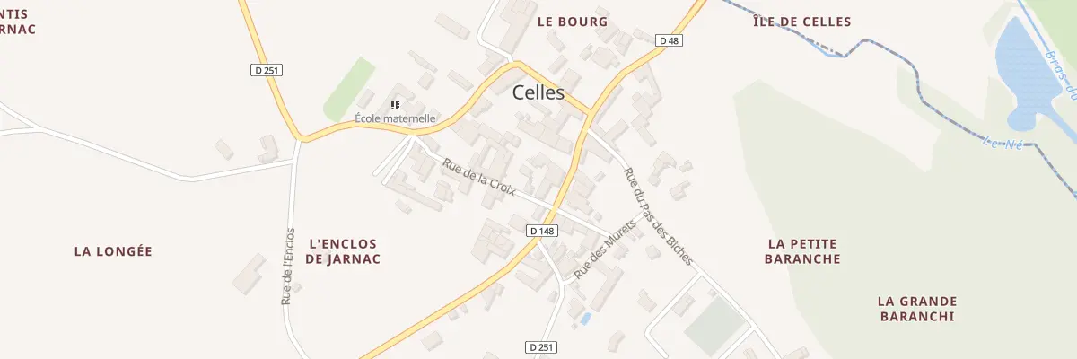 Plan du 36 Rue Saint Christophe à Celles