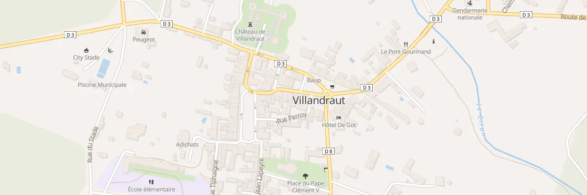 Plan du 5013 Rue Dubaquié à Villandraut
