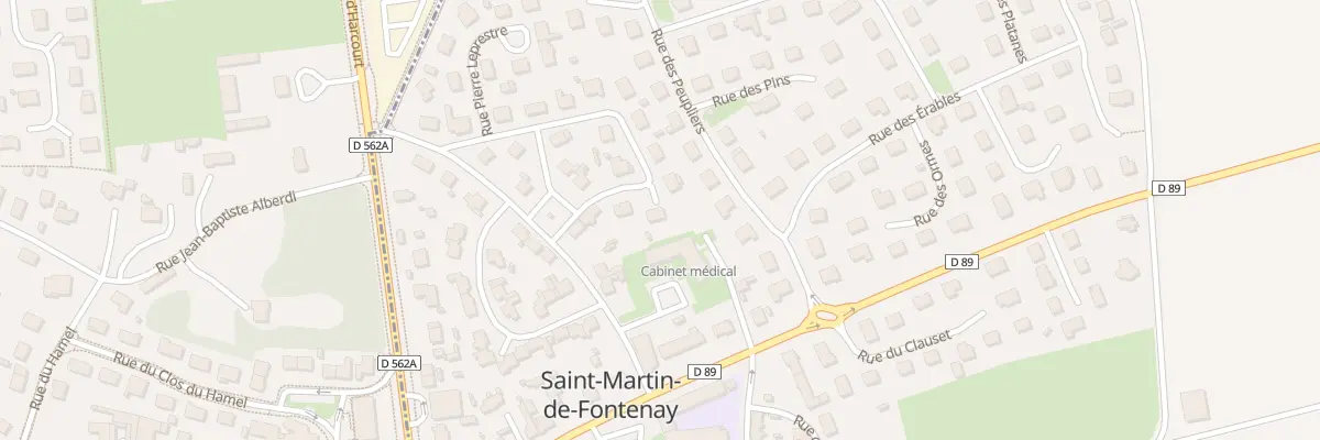 Plan du 17 Rue Paul Alene (St Martin Font à Saint-Martin-de-May