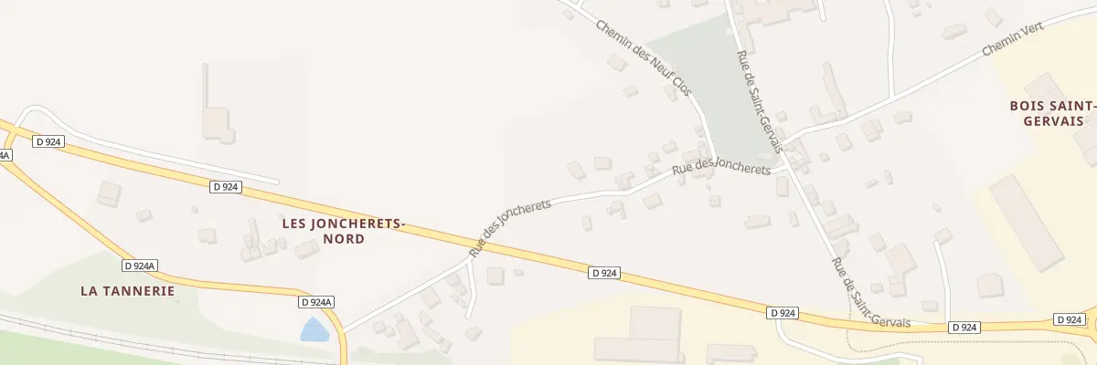Plan du 14 Rue des Joncherets à Briouze