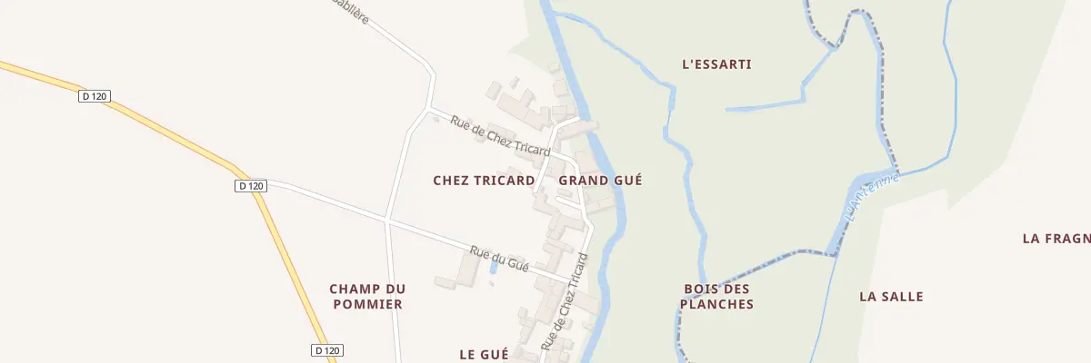 Plan du 5 Imp de l’Ormeau à Migron