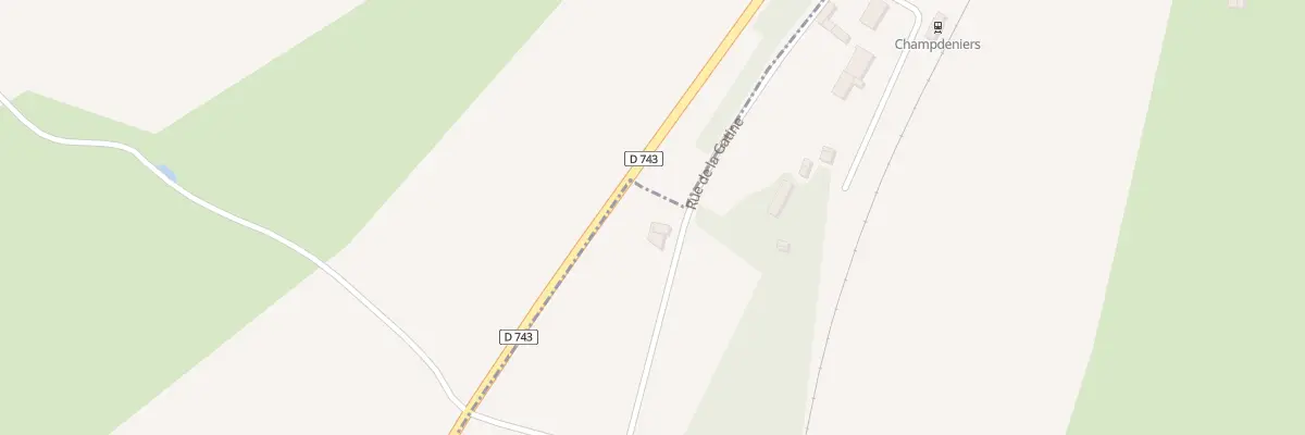 Plan du 2 Rte du Brousseau Montplaisir à Saint-Christophe-sur-Roc