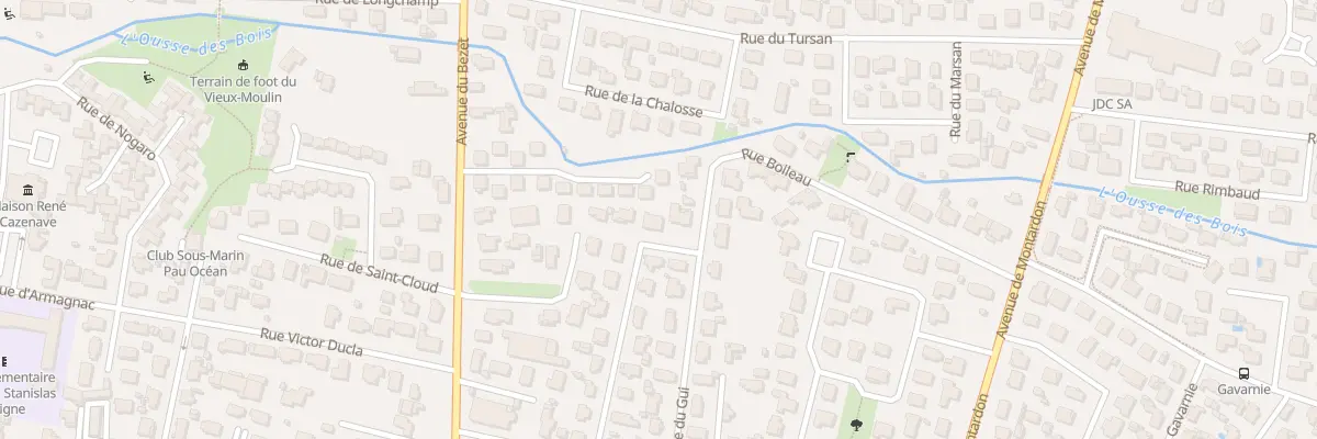 Plan du 26 Rue du Gui à Pau