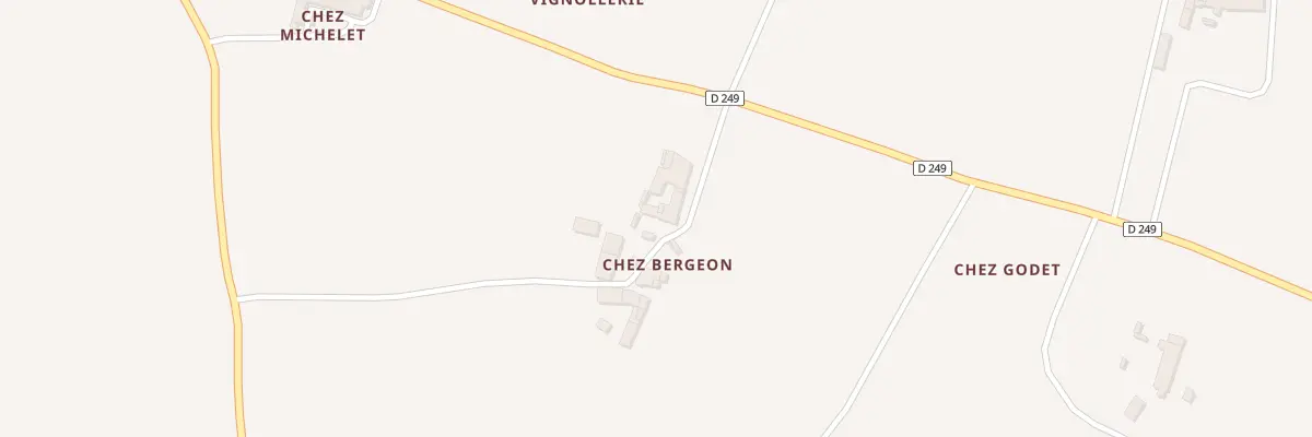 Plan du 10 Chez Bergeon à Réaux sur Trèfle
