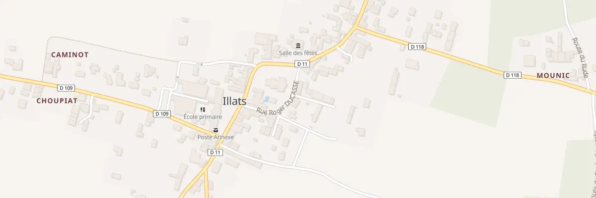 Plan du 45 Le Bourg à Illats
