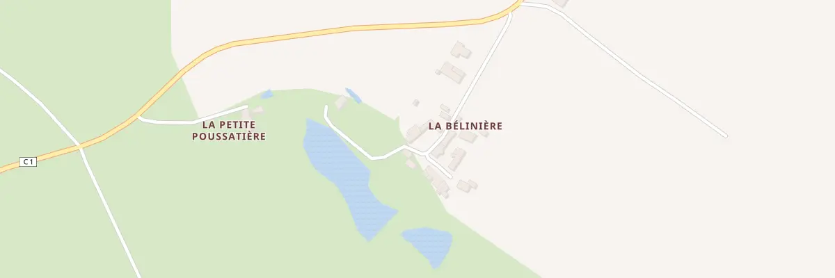 Plan du 4 La Bélinière à Saint-Aubin-le-Cloud