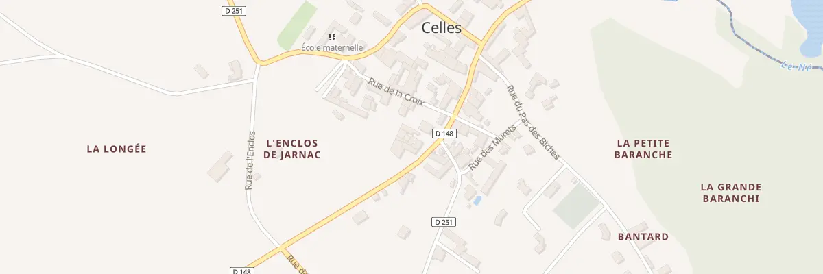 Plan du 46 Rue Saint Christophe à Celles