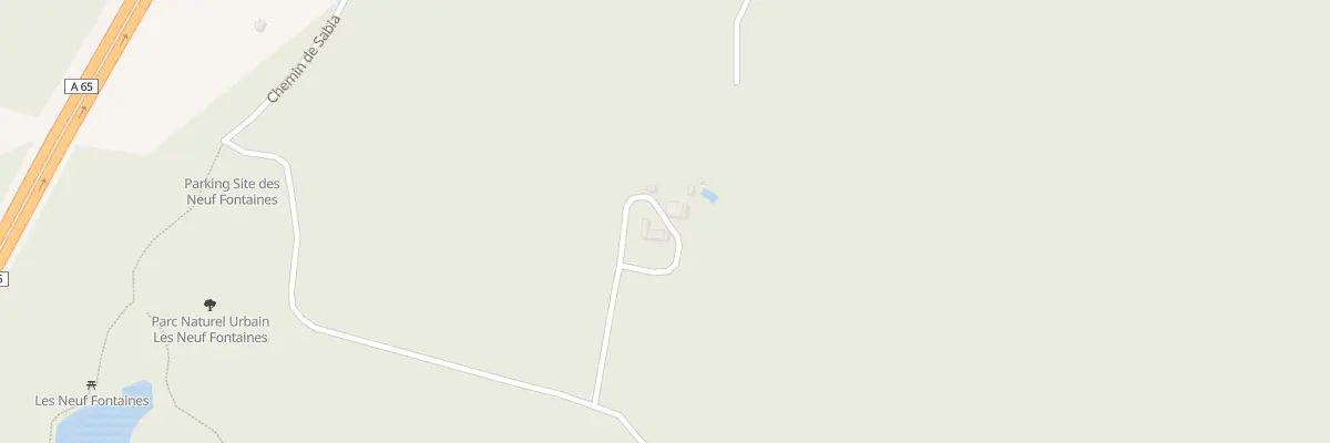 Plan du 550 Che de Sabia à Bostens