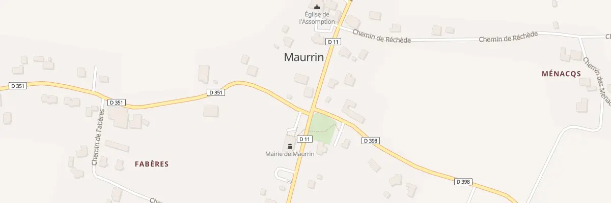 Plan du 21 Rte du Stade à Maurrin