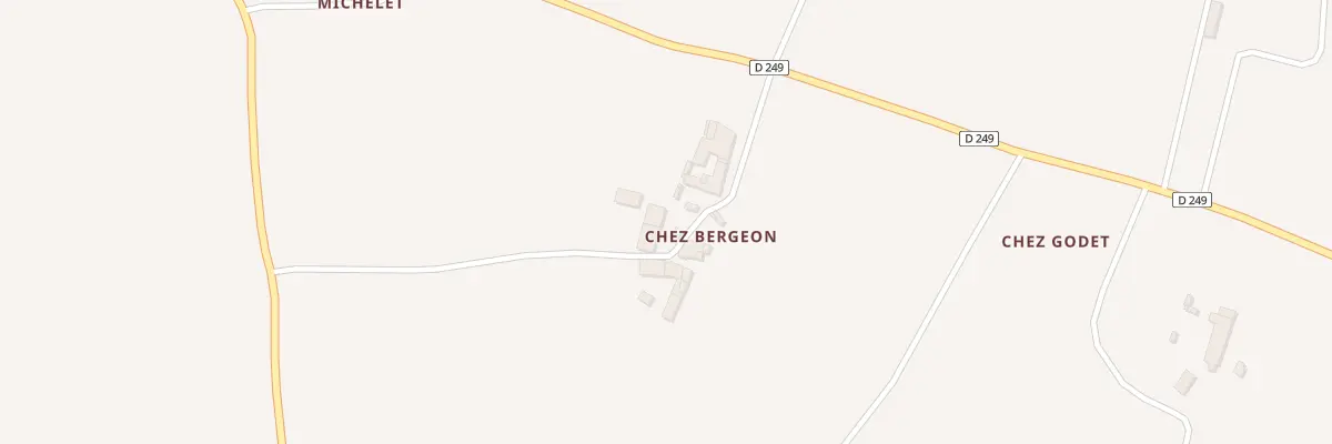 Plan du 12 Chez Bergeon à Réaux sur Trèfle