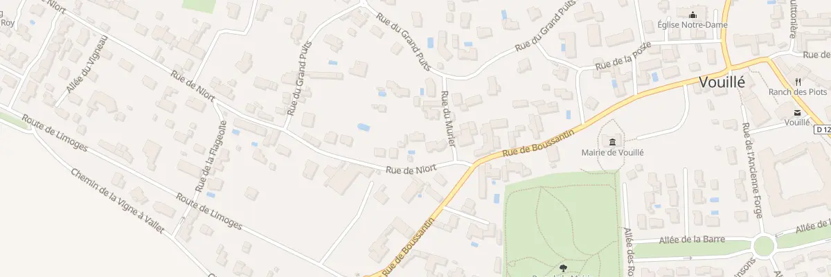 Plan du 6 Rue de Niort à Vouillé
