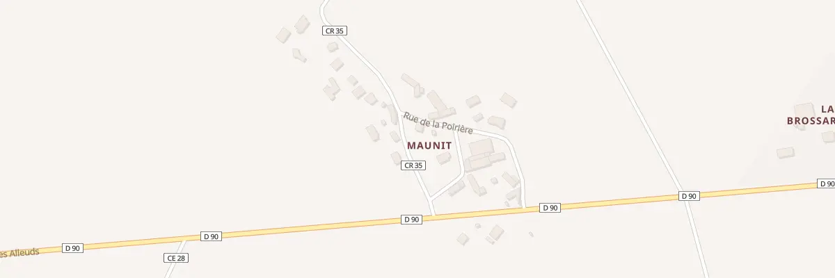 Plan du 100 Rue de Maunit à Brissac Loire Aubance