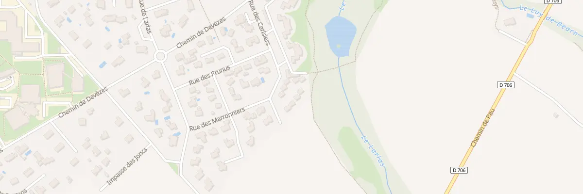 Plan du 1 Rue des Cerisiers à Serres-Castet