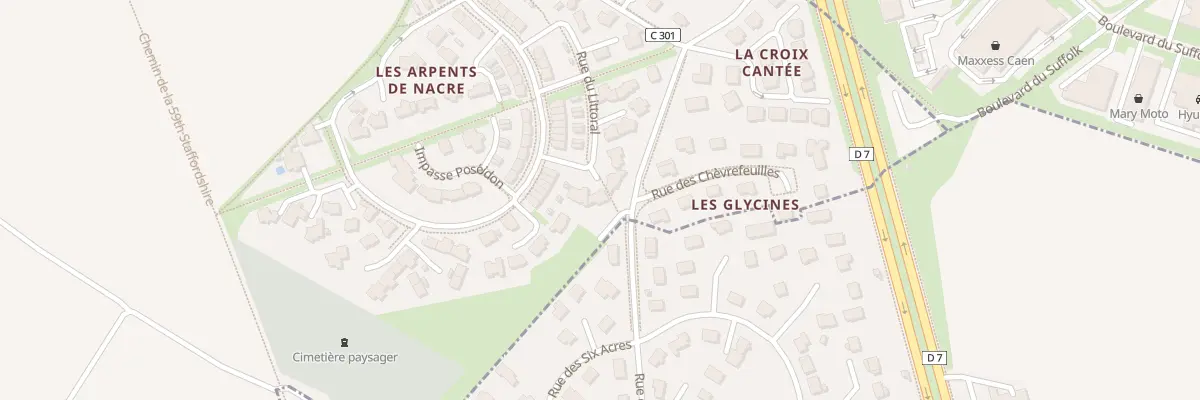 Plan du 27 Rue du Littoral à Cambes-en-Plaine