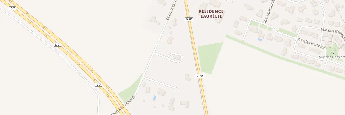 Plan du 5 Rue du Mesnil à Mathieu