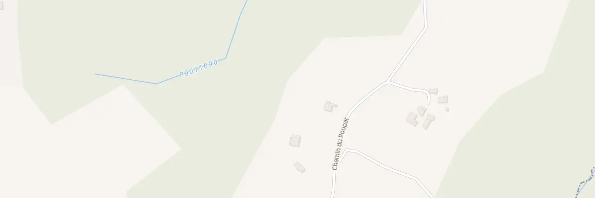 Plan du 22 Che du Poupat à Sadirac