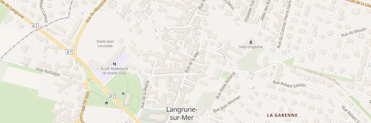 Plan du 96 Rue de la Mer à Langrune-sur-Mer