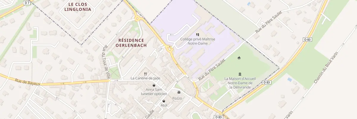 Plan du 12 Rte de Langrune à Douvres-la-Délivrande