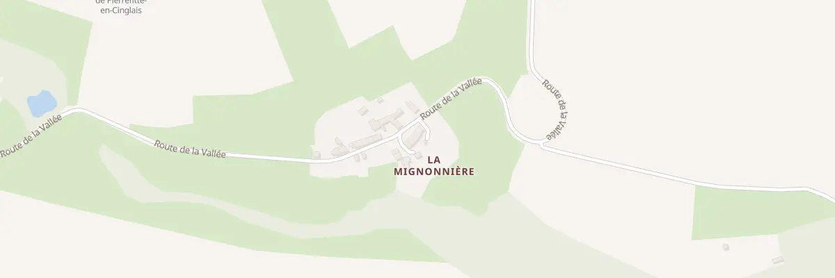 Plan du 1 Rte de la Vallée à Pierrefitte-en-Cinglais