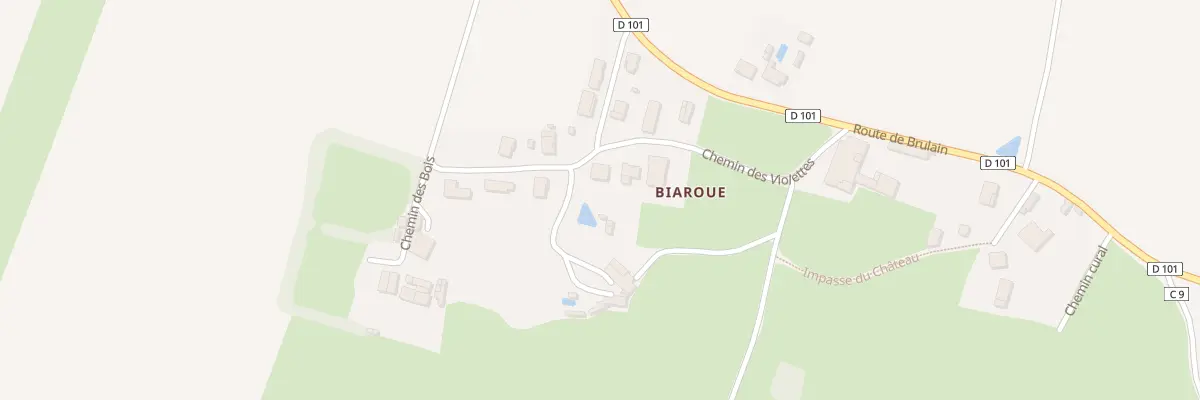 Plan du 235 Che des Violettes à Juscorps
