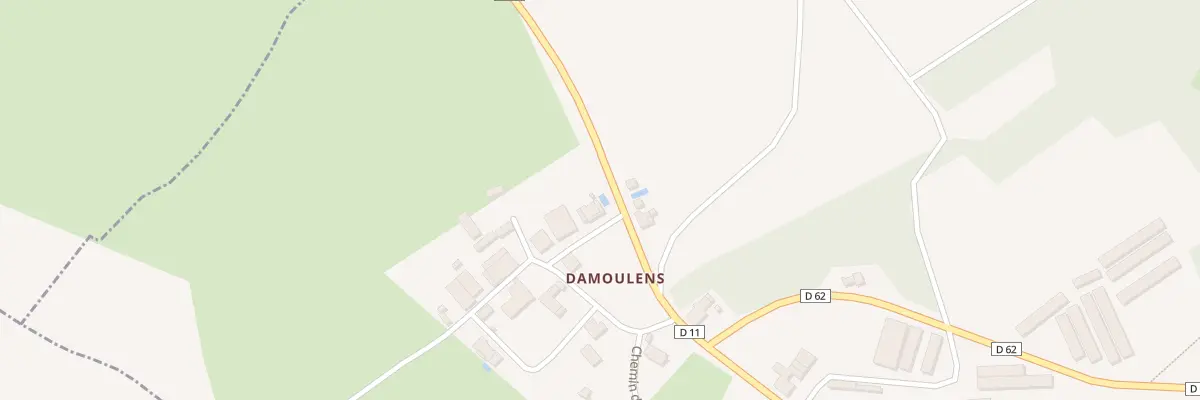 Plan du 390 Rte de Damoulens à Bahus-Soubiran