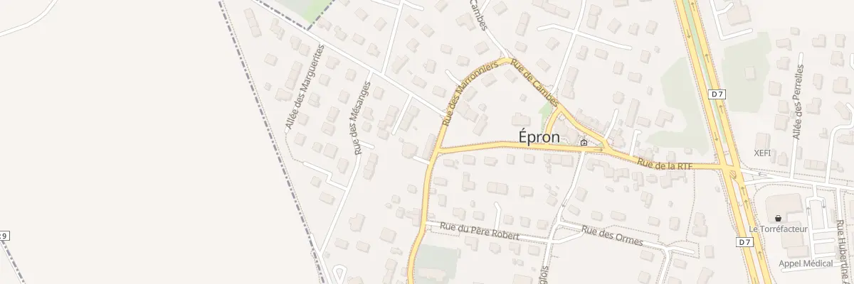 Plan du 6 Rue de l’Église à Épron
