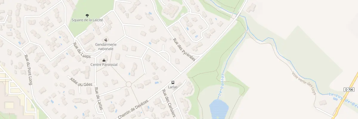 Plan du 41 Rue du Luy de Béarn à Serres-Castet