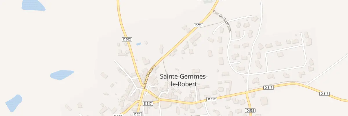 Plan du 1 Rue du Rochard à Sainte-Gemmes-le-Robert