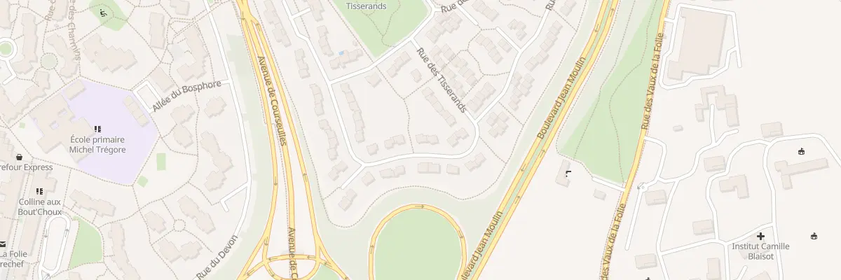 Plan du 66 Rue des Potiers à Caen
