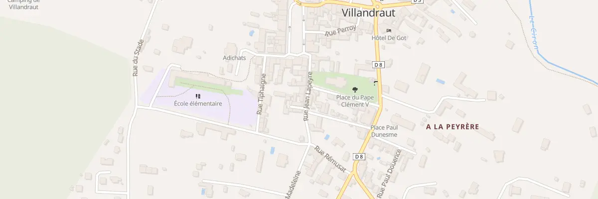 Plan du 5004 Rue Jean Lapeyre à Villandraut