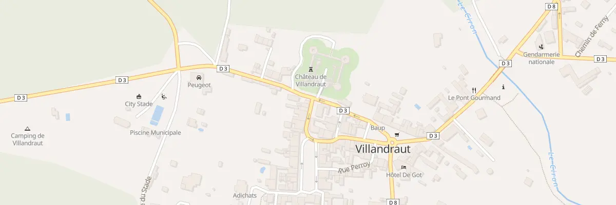 Plan du 5002 Rue Robert Boulin à Villandraut