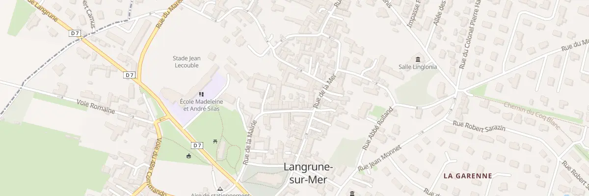 Plan du 6 Rue de la Mairie à Langrune-sur-Mer