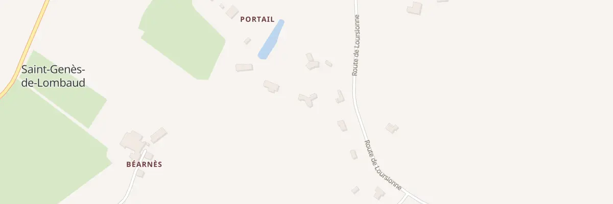 Plan du 20 Che de Loursionne à Saint-Genès-de-Lombaud
