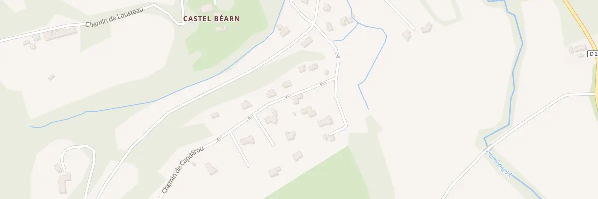 Plan du 15 Che Capderou à Gelos