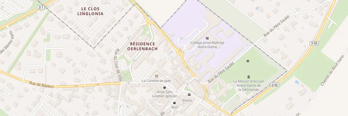 Plan du 15 Rte de Langrune à Douvres-la-Délivrande