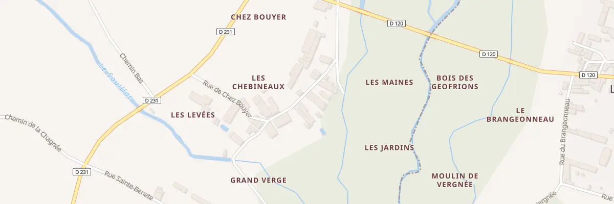 Plan du 9 Rte de Chez Bouyer à Migron