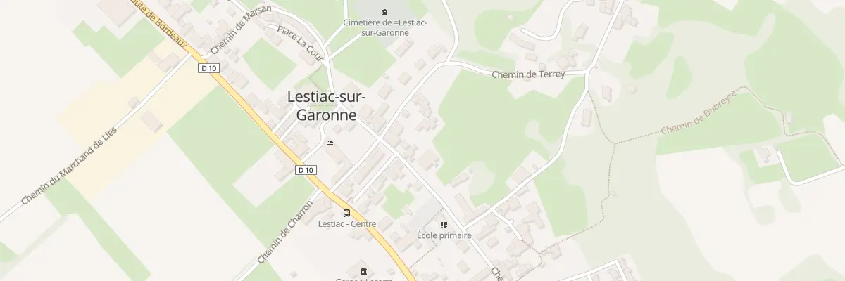 Plan du 112 Le Bourg-Est à Lestiac-sur-Garonne