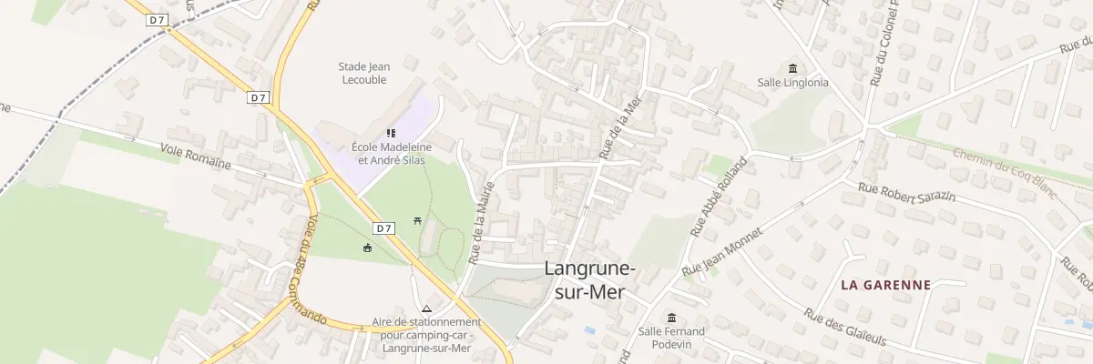 Plan du 3 Rue de la Mairie à Langrune-sur-Mer