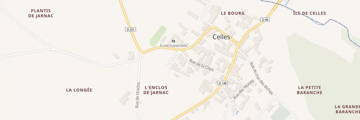 Plan du 4 Rue de la Croix à Celles
