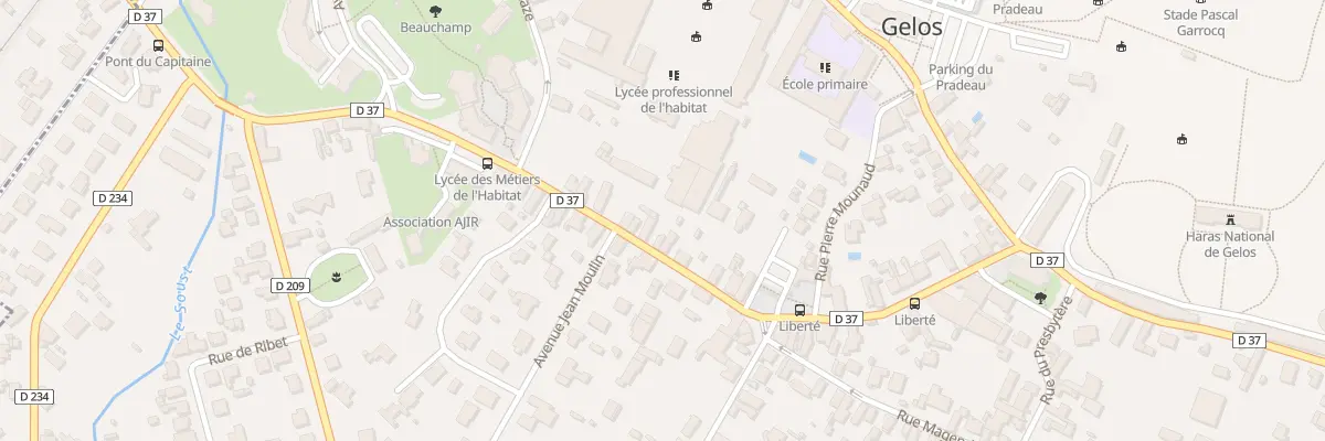 Plan du 31 Rue Louis Barthou à Gelos