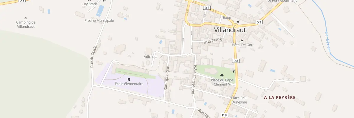 Plan du 3 Rue Faivre Eugene à Villandraut