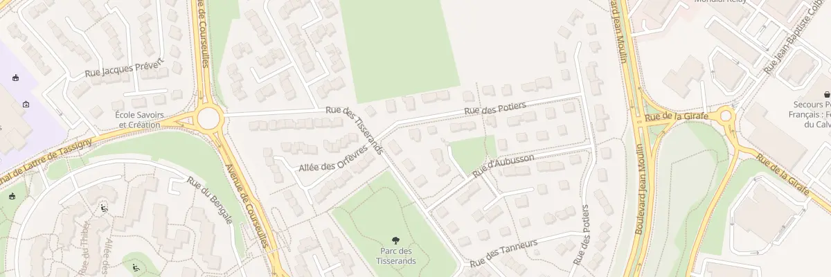 Plan du 4 Rue des Potiers à Caen