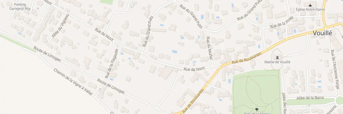 Plan du 16 Rue de Niort à Vouillé